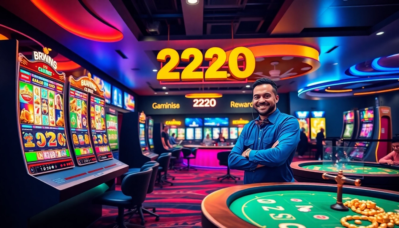 Engaging online gaming experience at 222O featuring vibrant slots and live dealers.