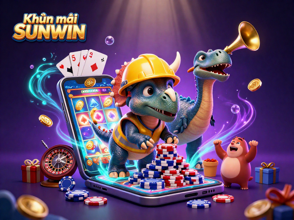 Engage with Khuyến mãi SUNWIN through exciting slot games and vibrant colorful visuals.