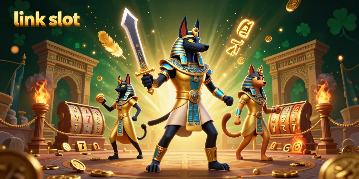Experience electrifying action with link slot in this vibrant 3D casino scene filled with dynamic symbols.