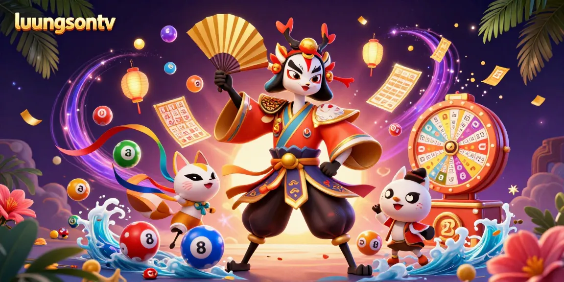 Experience thrilling lottery action on luongsontv with vibrant colors and dynamic game elements.