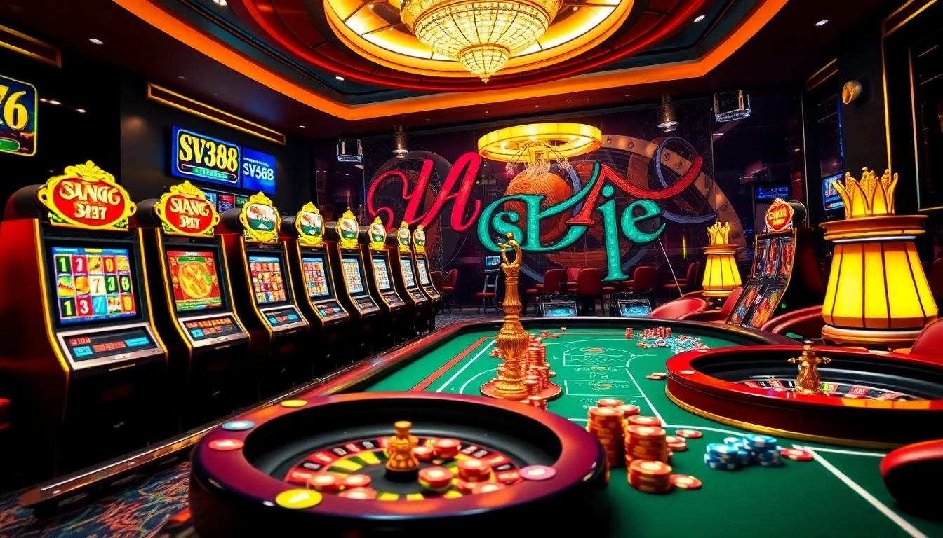 Experience thrilling gameplay at SV368 with exciting casino elements and vibrant graphics.