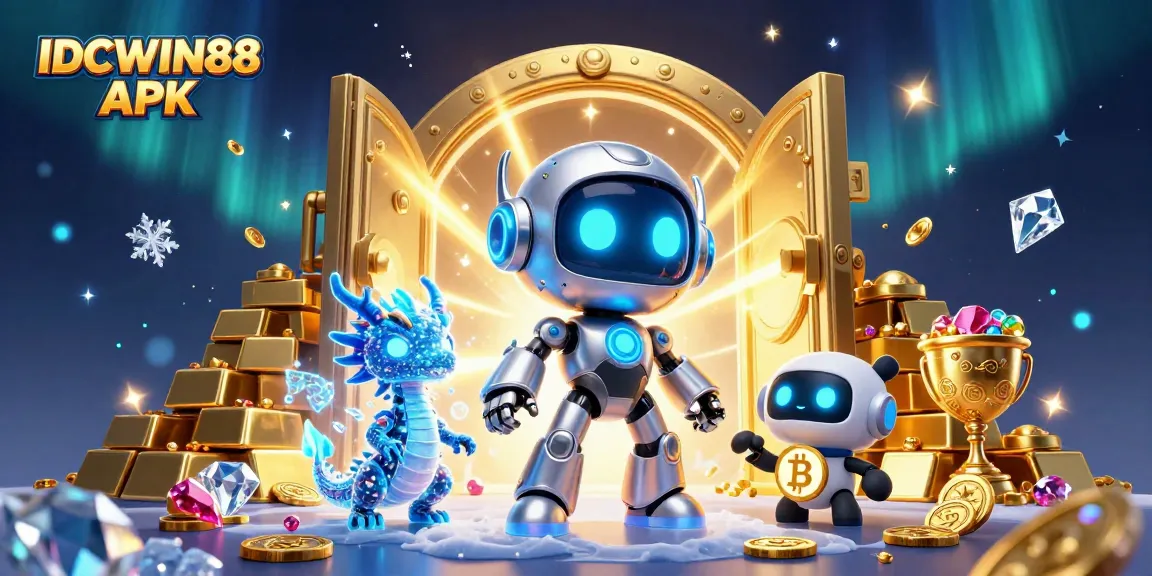 Experience thrilling gameplay with IDCWIN88 APK, showcasing vibrant colors and dynamic casino elements.
