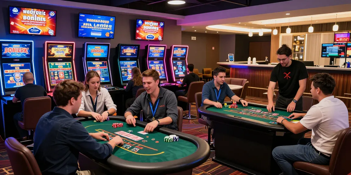 Players engaging at a modern credit card casino, showcasing excitement and welcome bonuses from https://fimltd.co.uk.