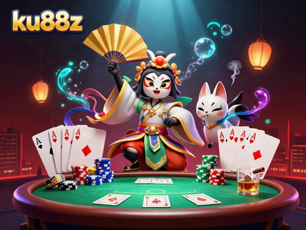 Experience thrilling gameplay at KU88Z with vibrant casino elements and a rich atmosphere.