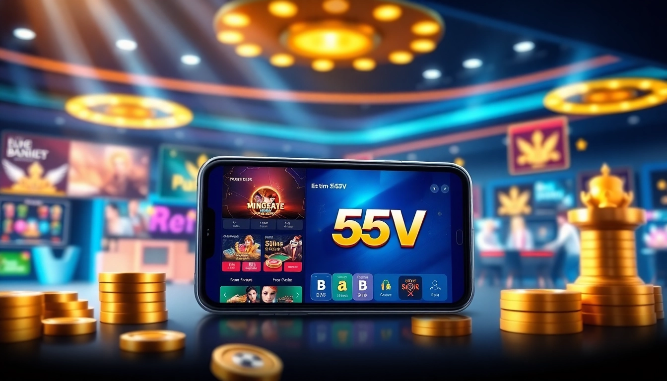 Experience seamless gaming on the 5V5V platform, showcasing exciting slots and live dealer options.