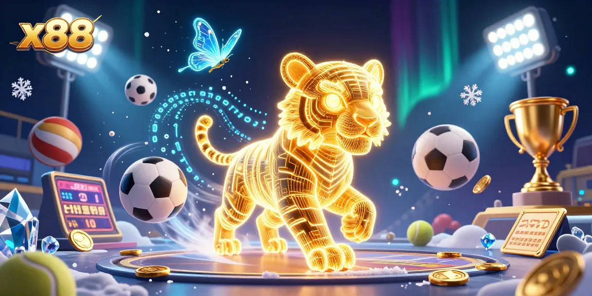 x88 players engage with thrilling casino games in a vibrant, illuminated digital landscape.