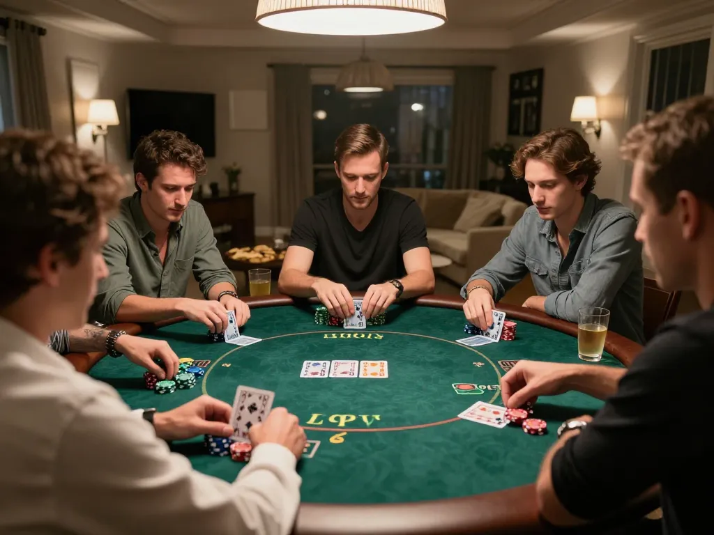 Experience thrilling strategy and camaraderie at 789WIN poker nights with friends around the table