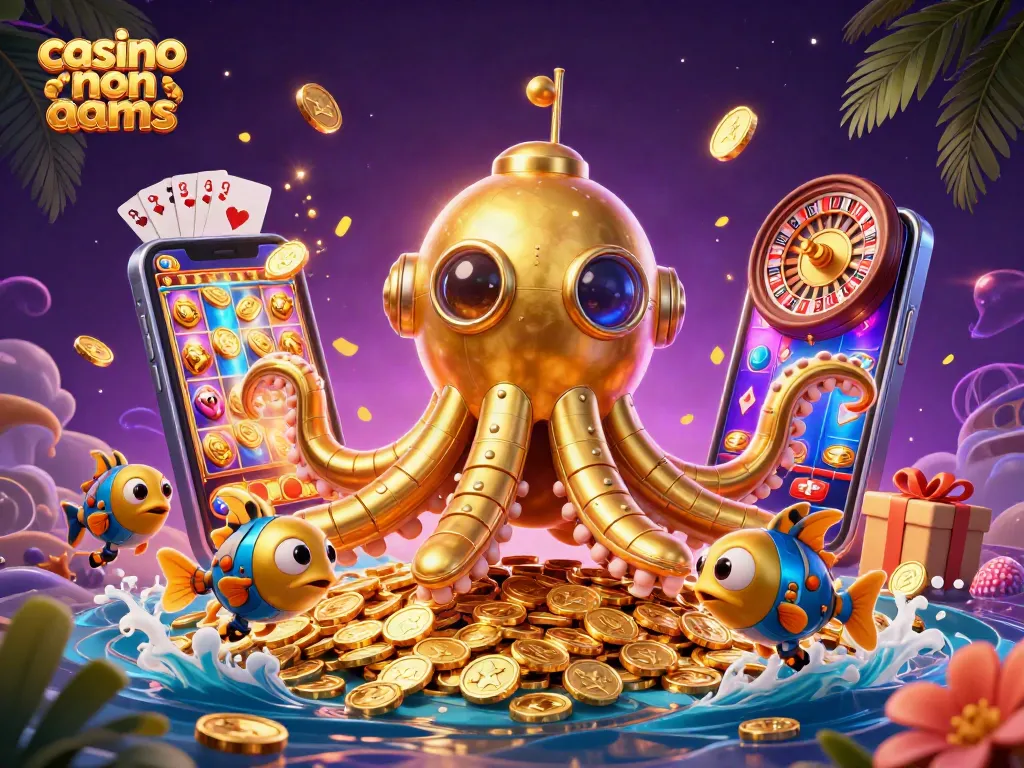 Scopri i migliori casino non AAMS con un kraken d'oro e giochi avvincenti.