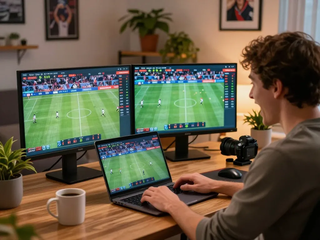 Experience online sports betting excitement with s666, showcasing a dynamic at-home wagering setup