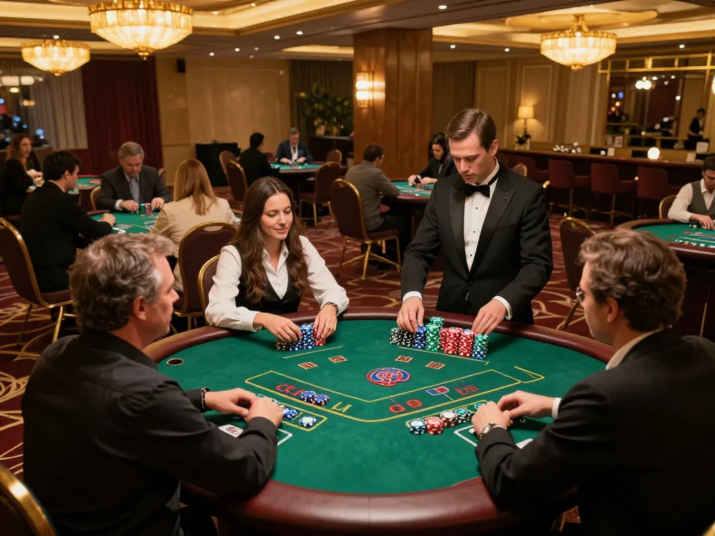 Players enjoying an engaging blackjack game at SC88 casino, showcasing strategy and excitement.