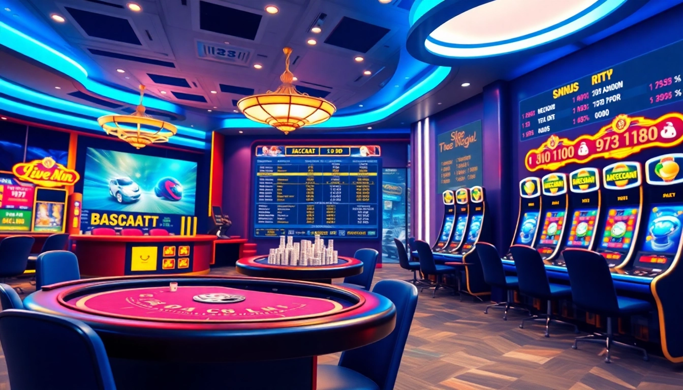 Engaging MMOO gaming interface showcasing live dealer games, sports betting, and slot options.