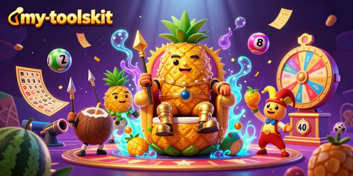 Engage in thrilling lottery experiences with my-toolskit featuring vibrant gaming elements and a dynamic casino scene.