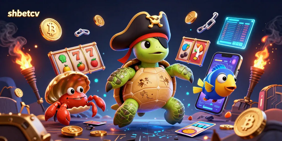 Experience the excitement of shbetcv with vibrant casino elements and engaging characters in this colorful 3D scene.