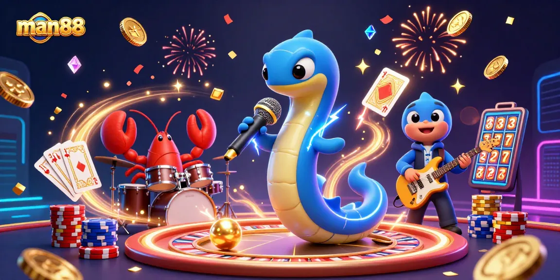 Experience man88's underwater casino magic with vibrant characters and thrilling game elements.