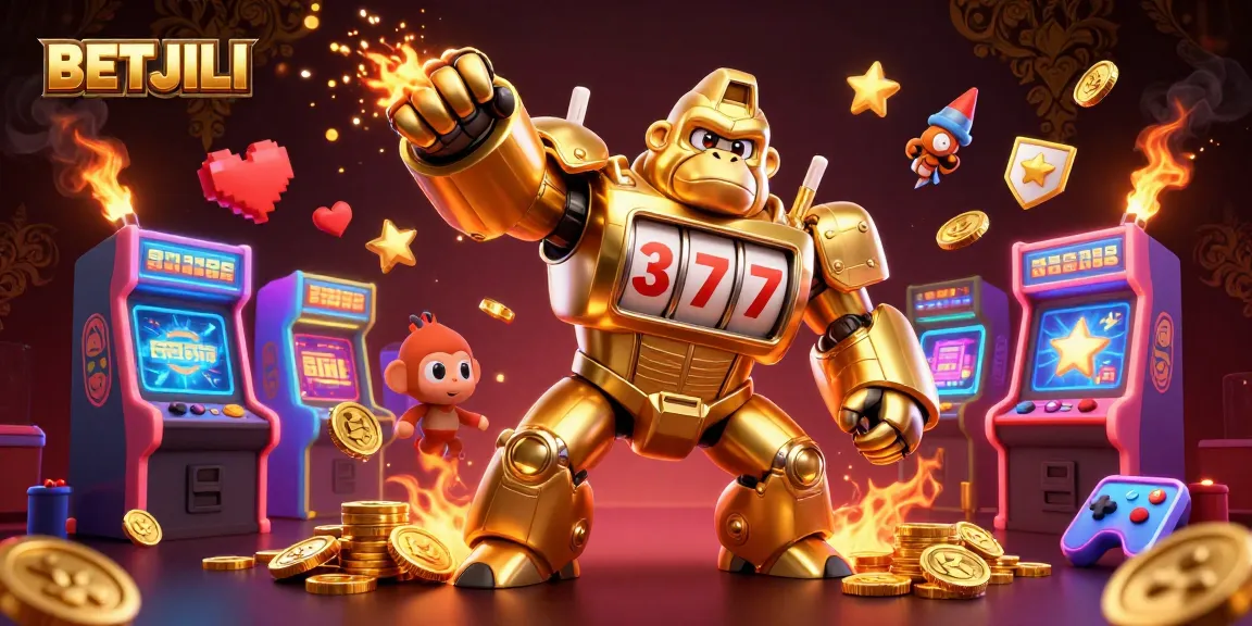 Experience thrilling gaming at BETJILI with an explosive 3D casino illustration showcasing vibrant elements.