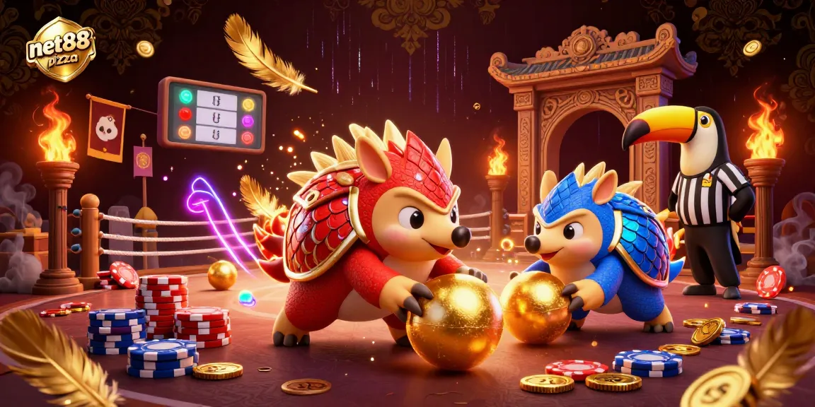 Experience the excitement of net88 pizza with flamboyant pangolins bowling through poker chips.