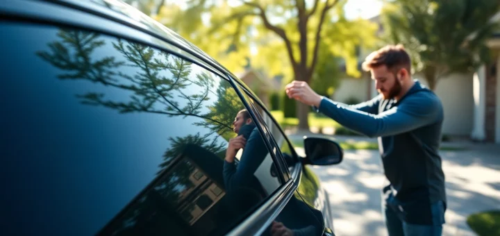 Transform your vehicle with expert window tinting Cleveland TN service, showcasing professional installation and care.