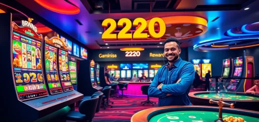 Engaging online gaming experience at 222O featuring vibrant slots and live dealers.