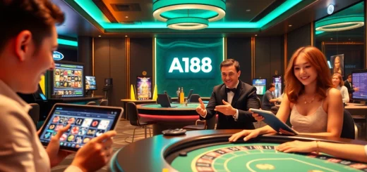 A188 online casino platform showcasing immersive gaming experiences and user-friendly interface.
