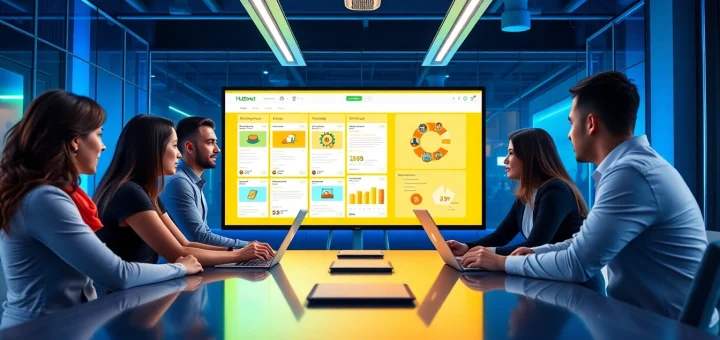 Create unique HubSpot marketing email strategies in an engaging collaborative workspace.