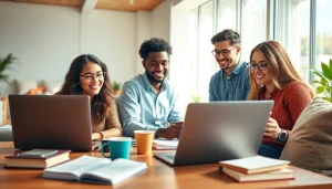 Offering remote exam help in a collaborative study space with diverse students