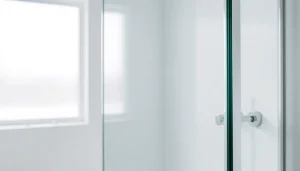 Enhance your bathroom aesthetics with a corner shower screen frameless, showcasing modern design and elegance.