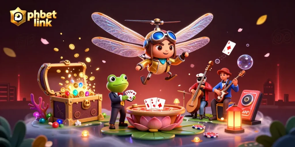 Experience the excitement of gaming at phbet link with vibrant characters and elements in a dynamic casino scene.